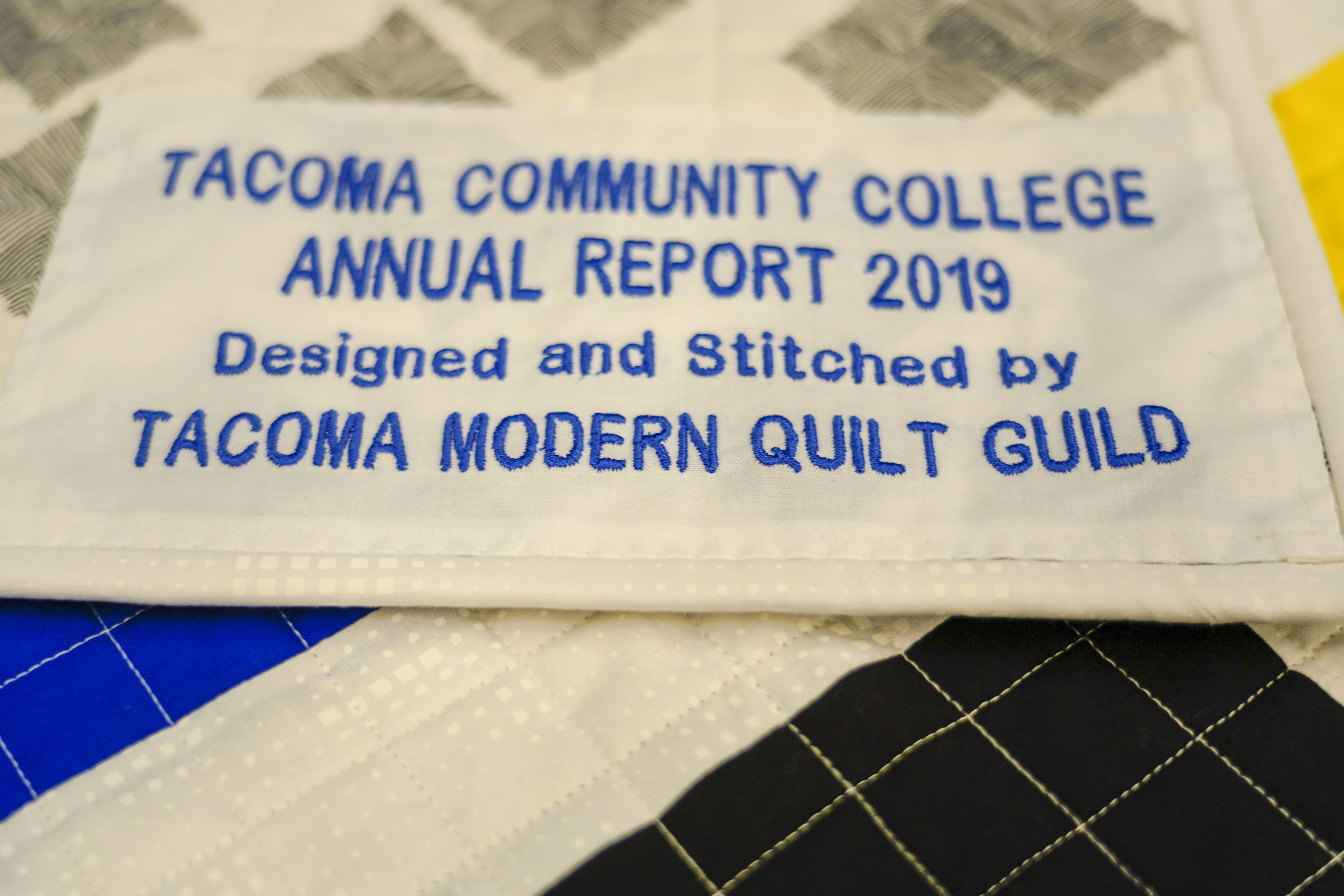 TCC Annual Report Quilt Lable 