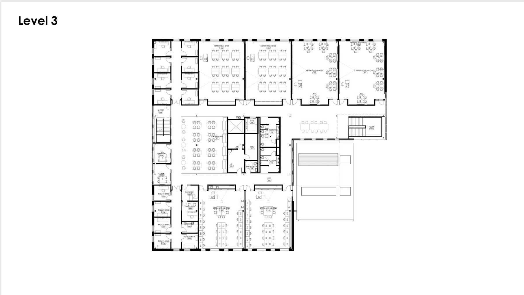 floor plan for CILE level 3 