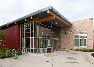 early learning center on a cloudy day