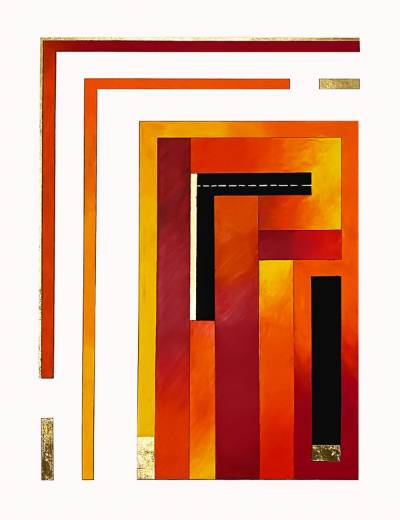 Fire Painting by TyResha Jones-Smith