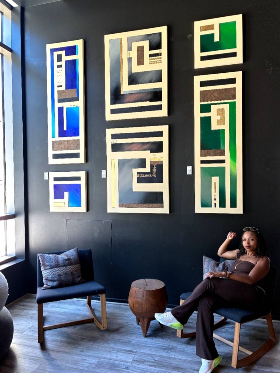 Installation Photo Painting by TyResha Jones-Smith