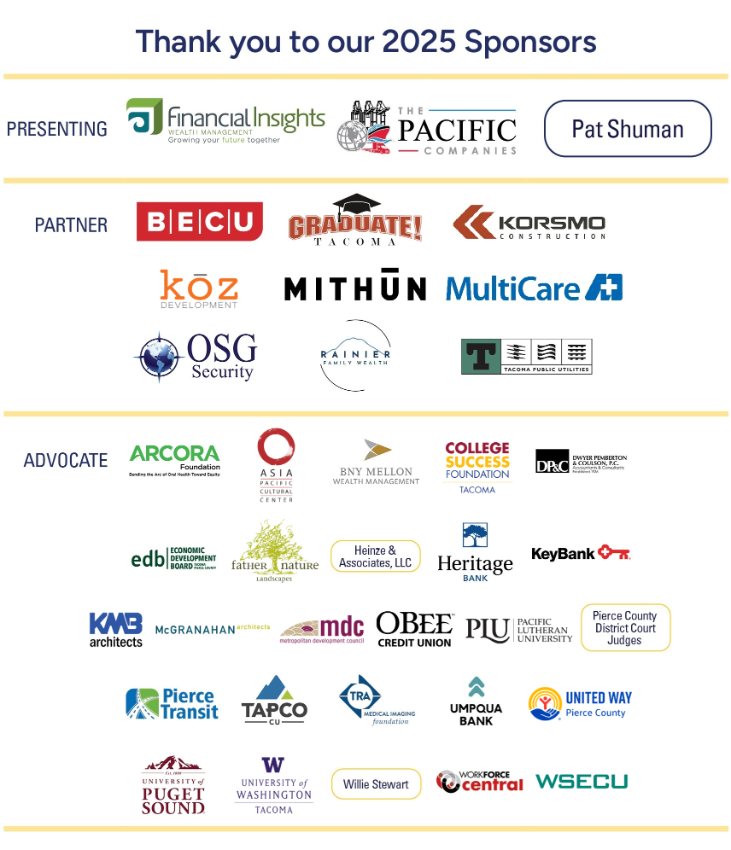 sponsor graphic with logos from several companies