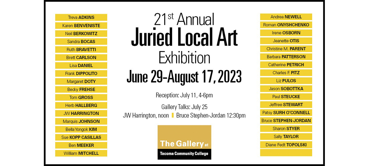 Juried Awards to Be Announced at July 11 Reception 
