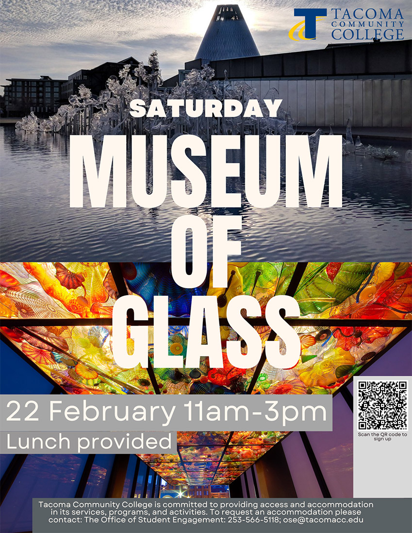 Photo of the Tacoma Museum of Glass. Museum of Glass tour, Feb. 22, 11-3. 