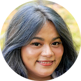 woman smiling